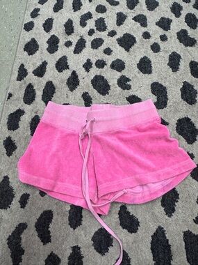 Hard Tail Pink Terry Cloth Lounge Shorts